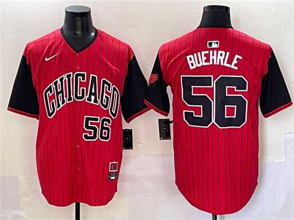 Men's Chicago White Sox #56 Mark Buehrle Red Black 2025 City Connect Limited Stitched Jersey,We sell and wholesale Men's Chicago White Sox #56 Mark Buehrle Red Black 2025 City Connect Limited Stitched Jersey on line form chian!